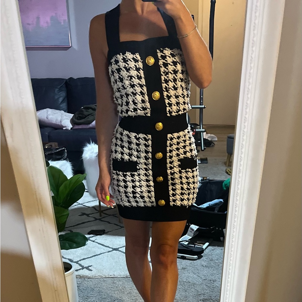 Balmain Tweed Dress